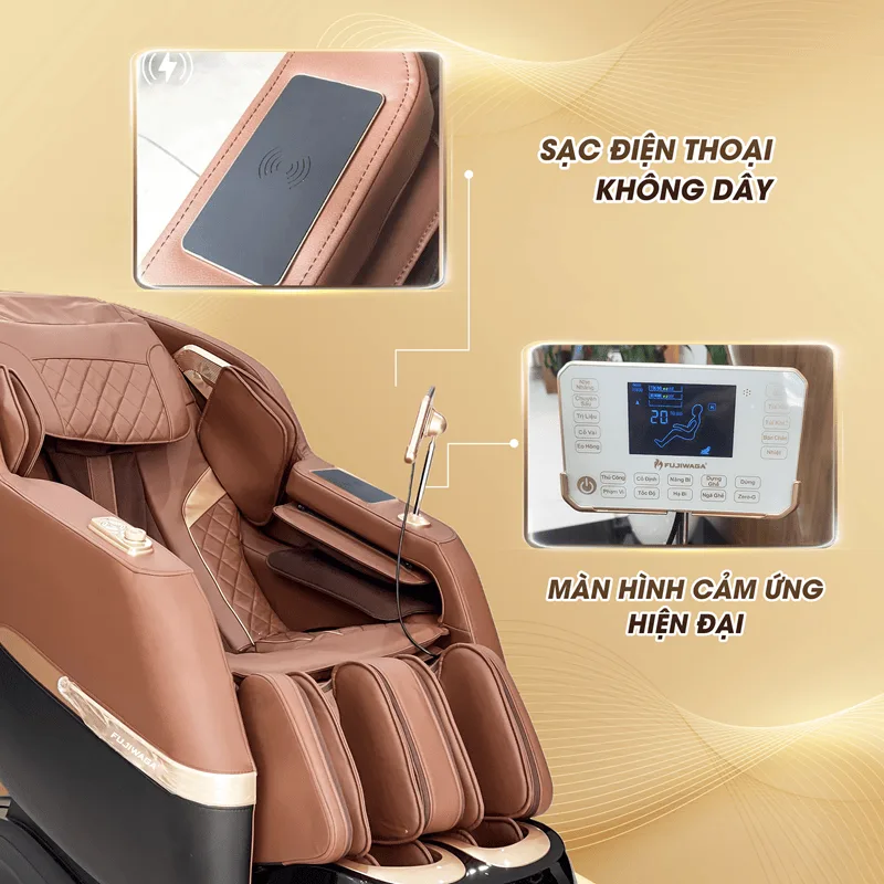 Sạc không dây và màn hình cảm ứng